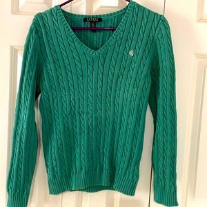 Ralph Lauren green knitted sweater